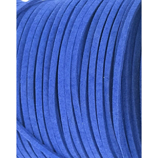 Suede 3mm Kobalt BLauw
